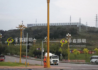 重庆江北区特色景观路灯工程案例