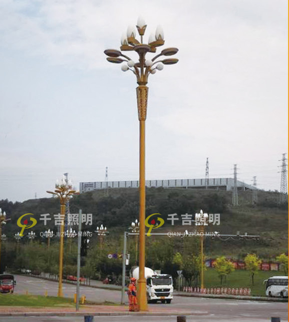 重庆江北区特色景观路灯工程案例